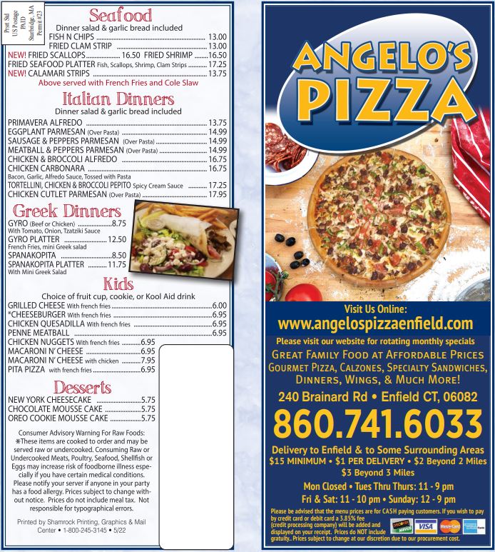 Angelo's Pizza | MENU